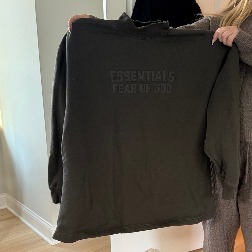 Essentials Dark Gray Sweatshirt - image 3